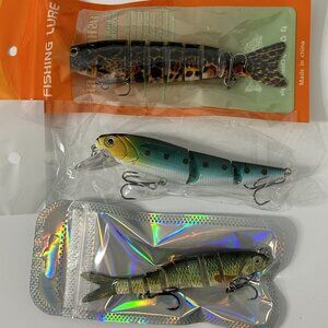 Fishing Lures-Jointed Segment Swimbaits-Bait Wobblers-Crankbait-Fishing Lure #21